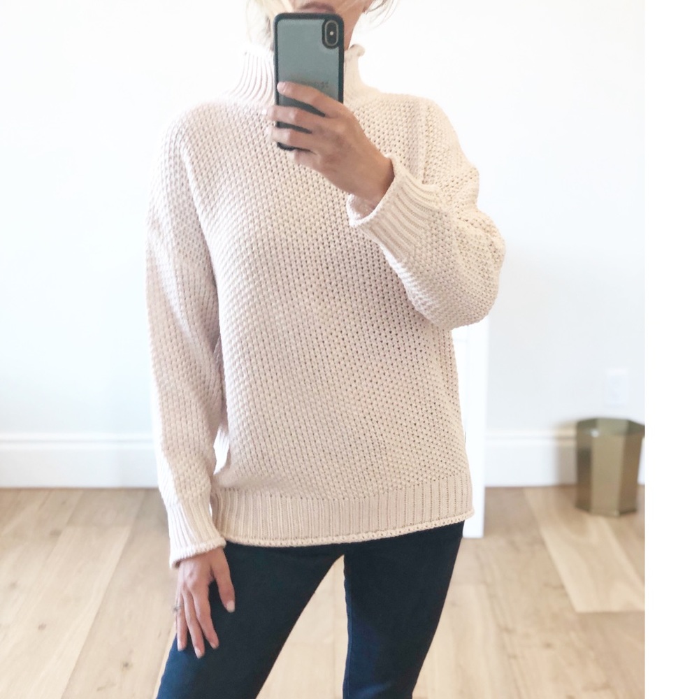 Cozy Cream Turtleneck Sweater
